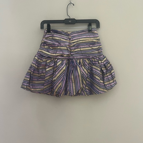 Zara Vibrant Striped Mini Skirt - Picture 6 of 13